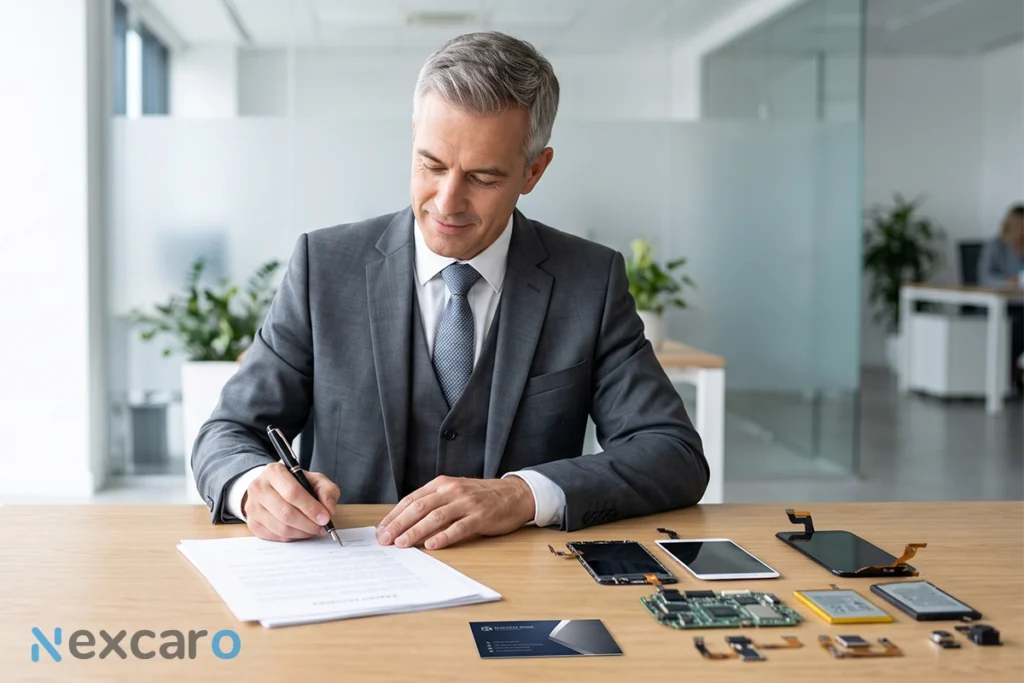 شرکت واردات قطعات موبایل