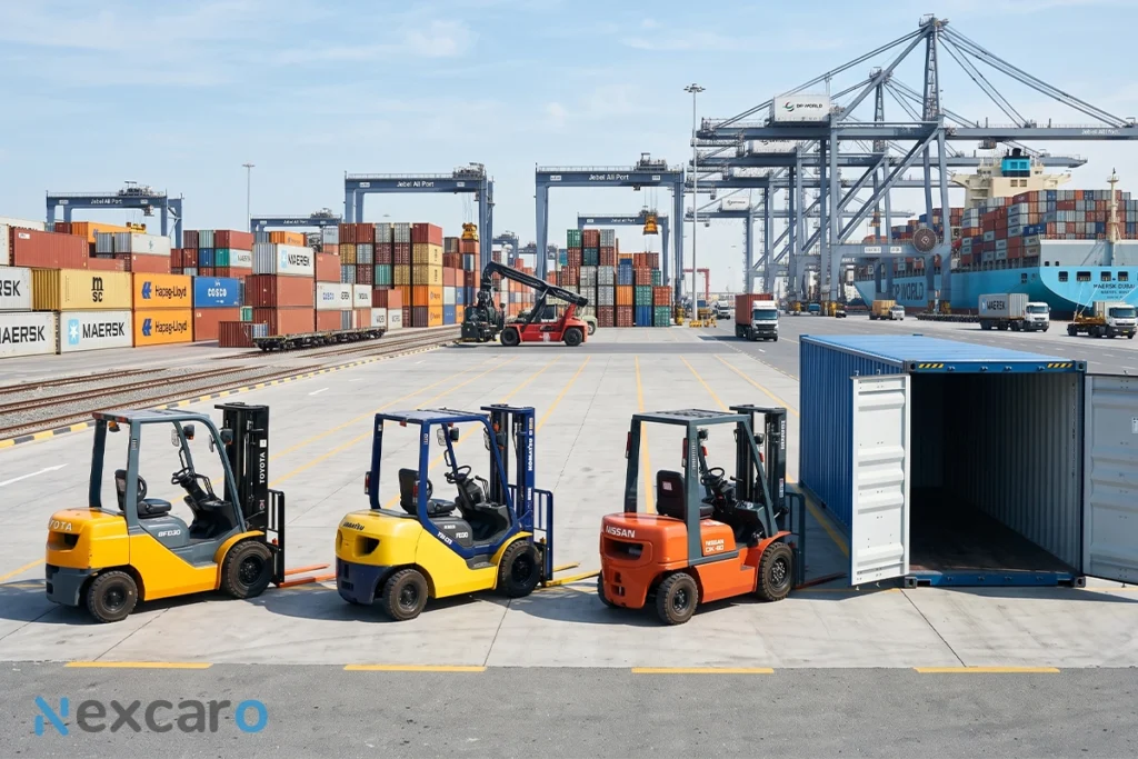 واردات لیفتراک دست دوم از دبی