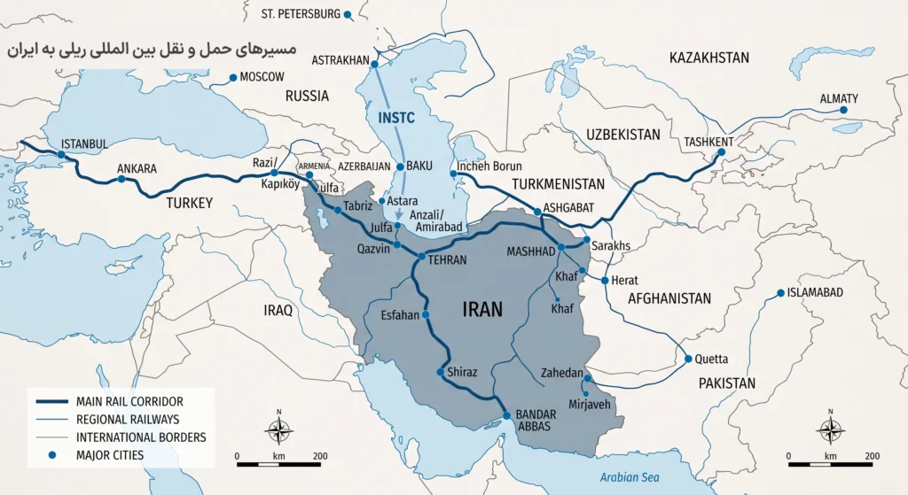 هزینه حمل بار ریلی